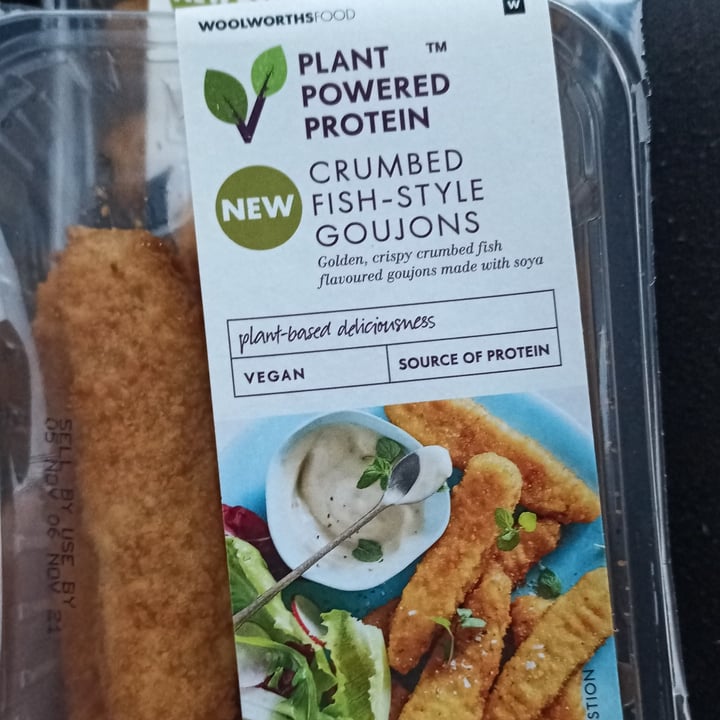 photo of Woolworths Food Crumbed fish-style goujons shared by @rainjasmine on  22 Oct 2021 - review