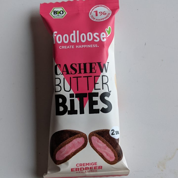 photo of Foodloose Cashew butter bites erdbeere shared by @esclaire on  11 Jan 2022 - review