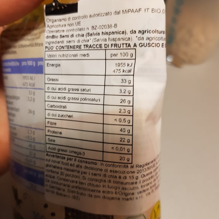 review photo of dmBio Semi Di Chia shared by @jennie93 on 02 Apr 2021 - review