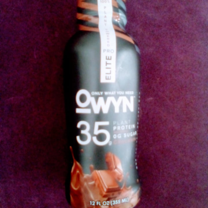 photo of OWYN Elite Pro Protein drink chocolate shared by @feelideal on  25 Jun 2022 - review