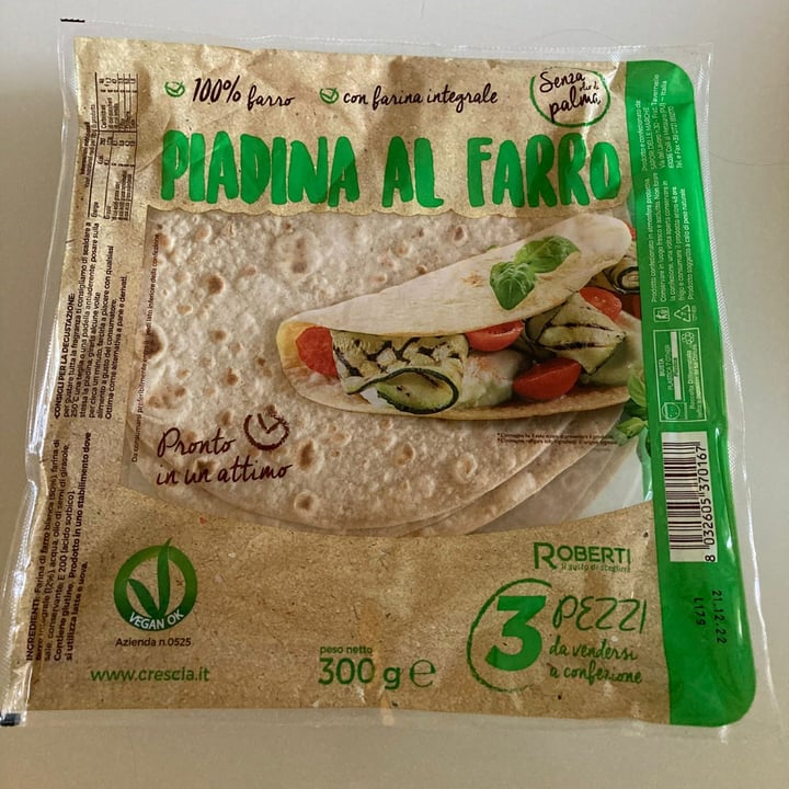 photo of Roberti Piadina shared by @sharon69 on  25 Sep 2022 - review