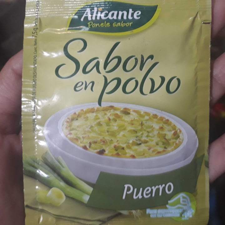 review photo of Alicante Sabor en Polvo Puerro shared by @totovegan on 11 Nov 2019 - review