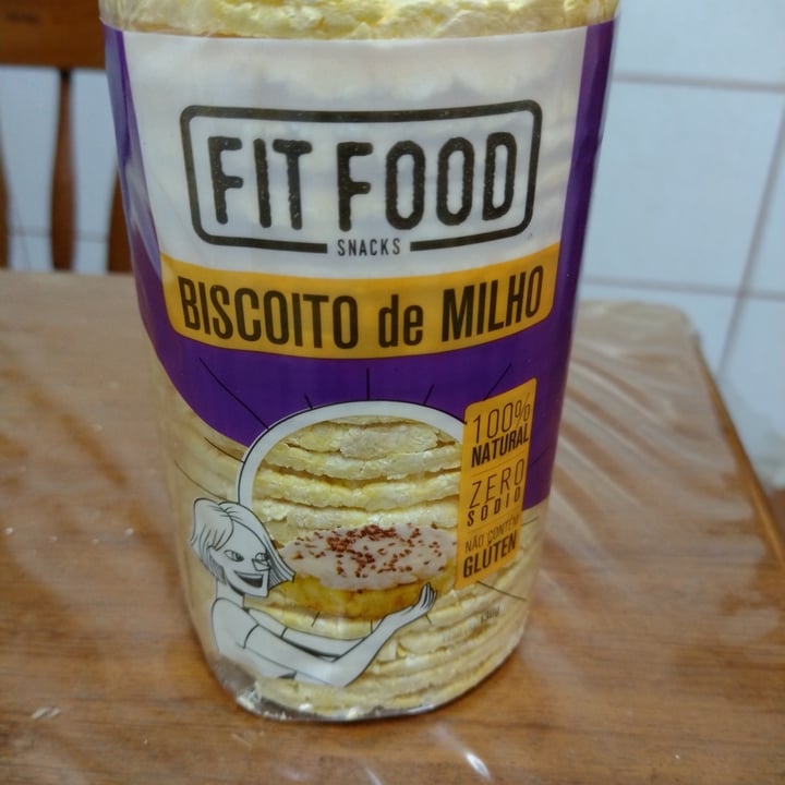 photo of Fit  Food Biscoito De Milho shared by @clarapinto on  25 May 2022 - review