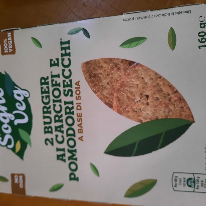 photo of Sogno veg 2 Burger ai Carciofi e Pomodori Secchi shared by @laura30 on  23 Jun 2022 - review
