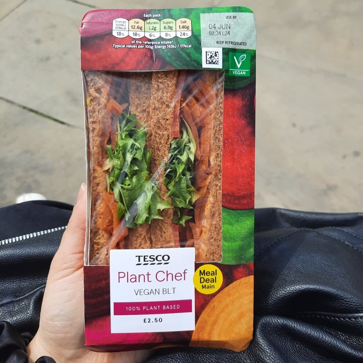 review photo of Tesco Express Vegan BLT shared by @francyfra on 03 Jun 2022 - review