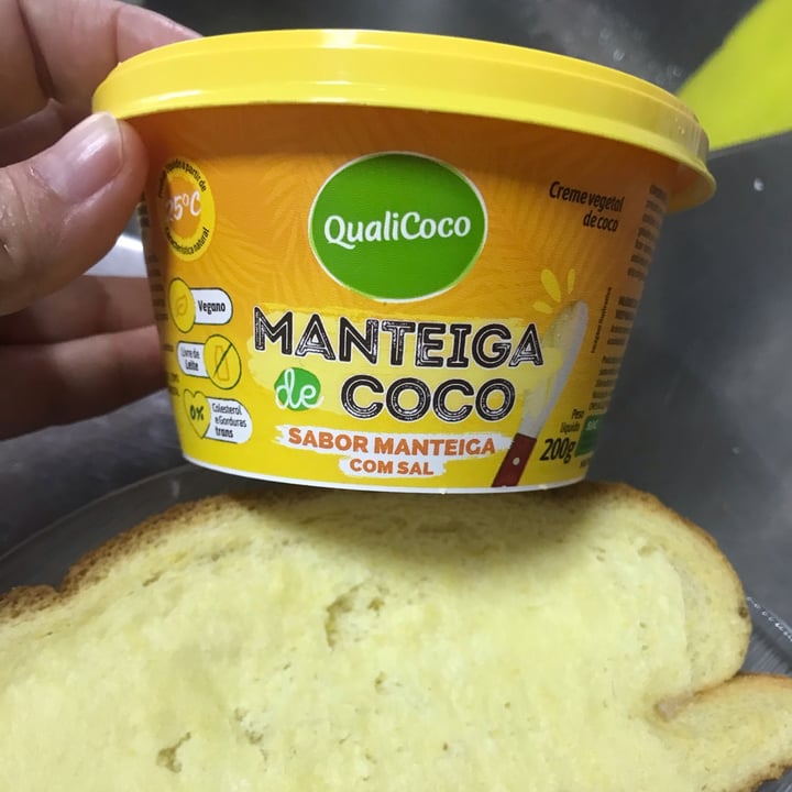photo of Qualicoco Manteiga de coco com sal shared by @evelinlima on  06 Oct 2022 - review