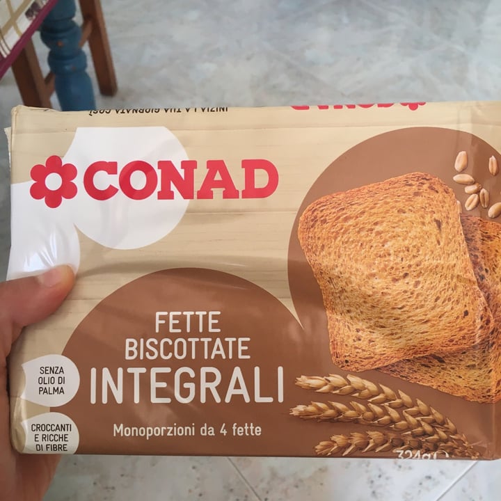 photo of Conad Fette biscottate integrali shared by @framiche17 on  24 Jun 2022 - review