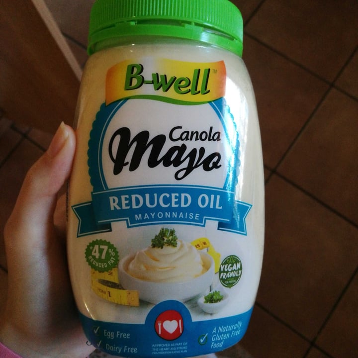 photo of B-well Canola Mayo Reduced Oil shared by @veganonthesavannah on  03 May 2020 - review