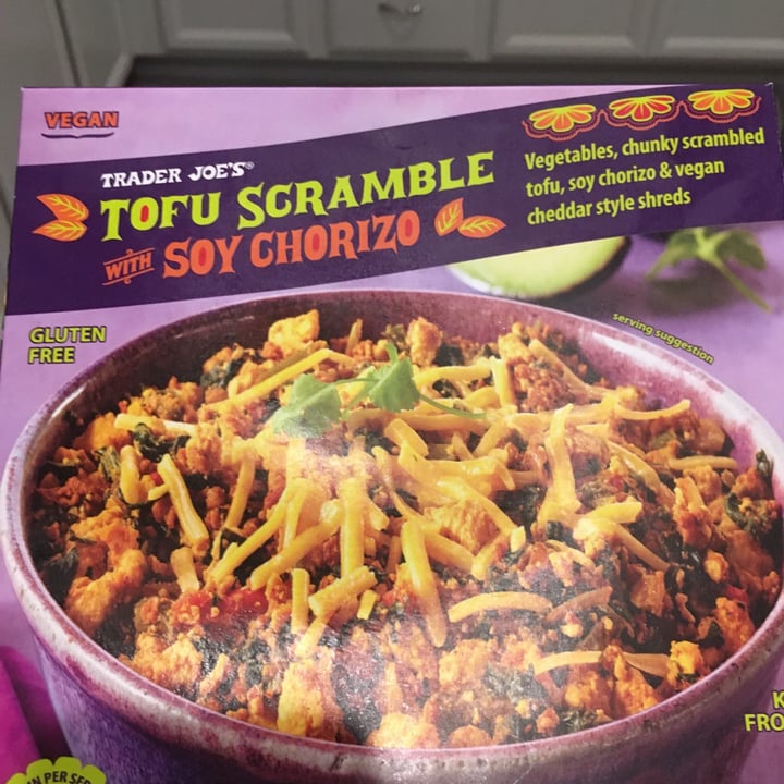 photo of Trader Joe's Tofu Scramble with Soy Chorizo shared by @healthyveganfood101 on  15 Dec 2021 - review