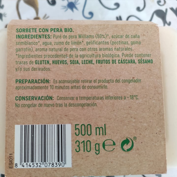 review photo of Dolce Rita Sorbete con Pera Bio shared by @jessyjess84 on 31 Aug 2020 - review