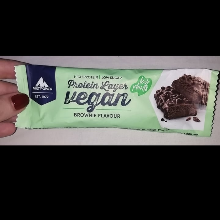 photo of Multipower Protein Layer Vegan Brownie Flavour shared by @roselight on  14 Sep 2022 - review