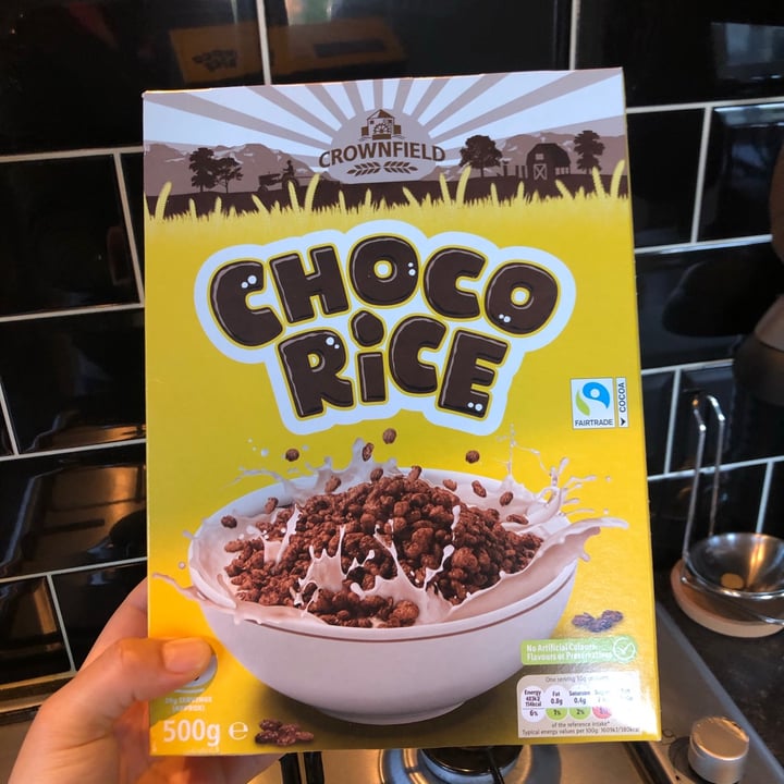 photo of Crownfield Choco rice shared by @southernveganupnorth on  17 Feb 2021 - review
