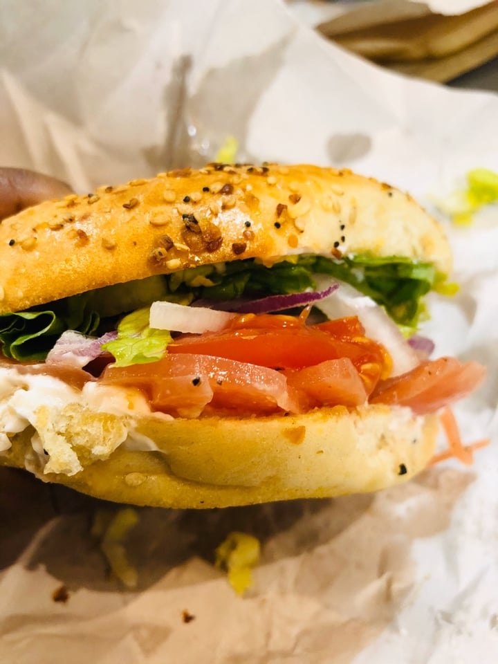 review photo of LUHV VEGAN DELI Lox on a bagel shared by @ooothatgirlcaneat on 31 Jan 2020 - review