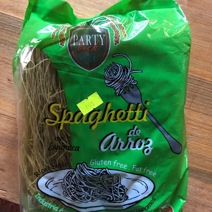 review photo of Party Beck Spaghetti De Arroz Con Espinacana shared by @jerogt on 07 Jan 2021 - review