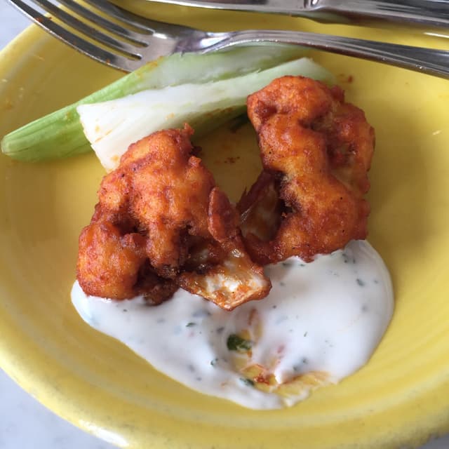 Photo of the dish “I am Eclectic (Buffalo Cauliflower)”