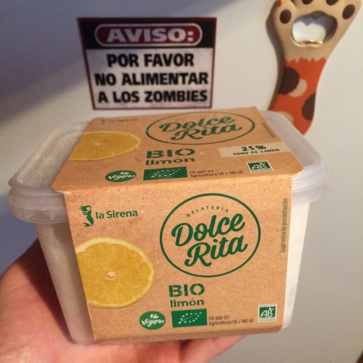 photo of Dolce Rita Bio limón shared by @na-vegan-te on  07 Oct 2020 - review
