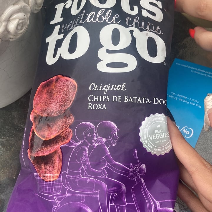 photo of Chips de batata doce Roots to go Chips de batata frita Roots to go shared by @nathicarvalho on  27 Aug 2022 - review