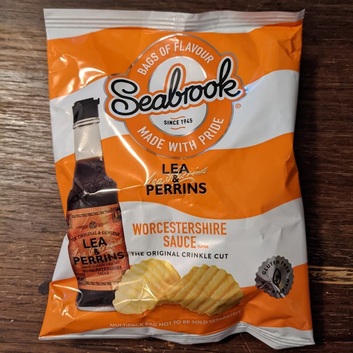 review photo of Seabrook Lea & Perrins Worcester Sauce Crisps shared by @justynek on 17 Jul 2022 - review