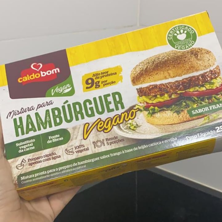 photo of Caldo bom Mistura Para Hamburguer Vegano shared by @pfafreitas on  18 Jul 2021 - review