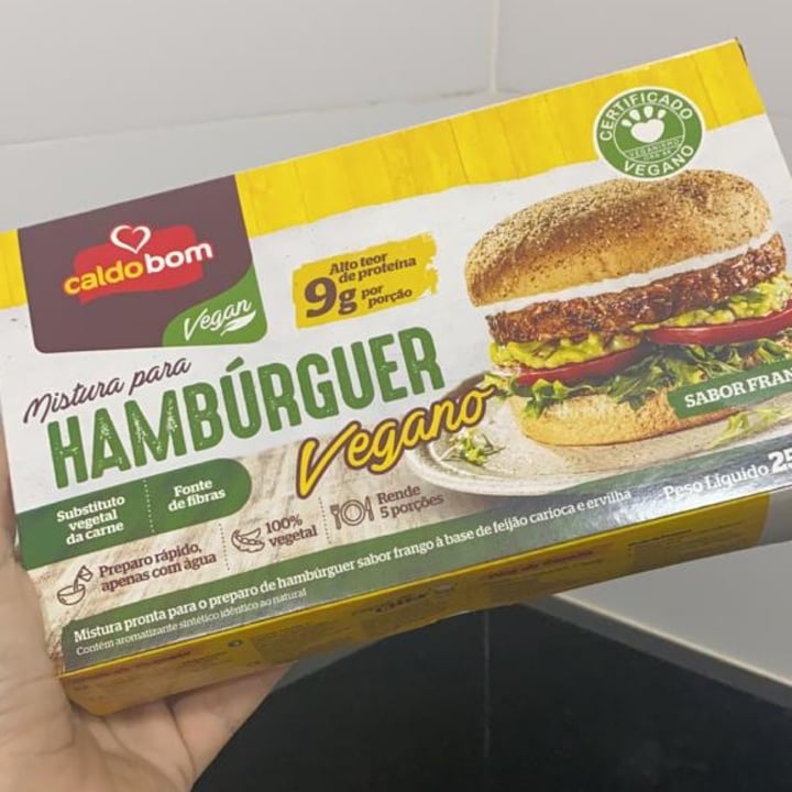 review photo of Caldo bom Mistura Para Hamburguer Vegano shared by @pfafreitas on 18 Jul 2021 - review