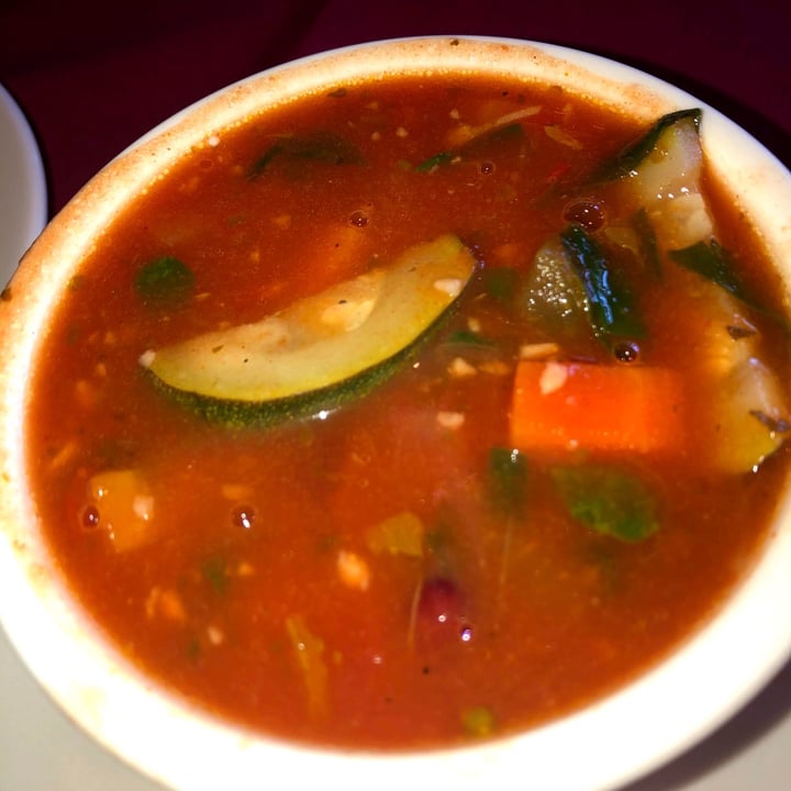 review photo of Via Roma Restaurant & Pizzeria Vegan Minestrone, Vegan Wings, Vegan Meatball Sub & Vegan Gluten Free Peanut Butter Brownie! shared by @alycat on 16 May 2020 - review