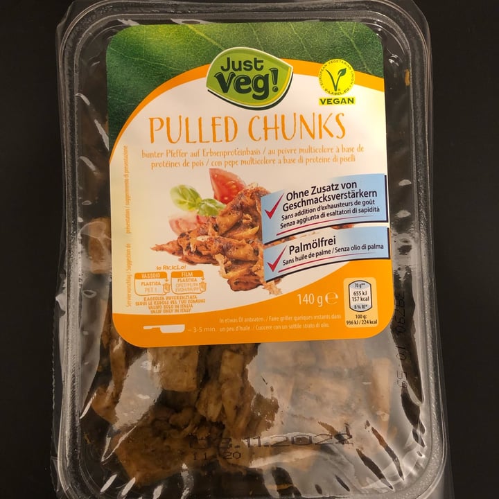 photo of Just Veg! (ALDI Italy) Pulled chunks shared by @andrea76 on  31 Oct 2022 - review