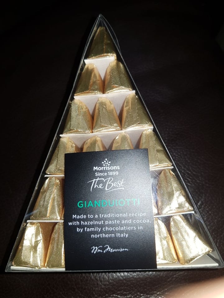 review photo of Morrisons Gianduiotti shared by @kkrsty on 26 Dec 2019 - review