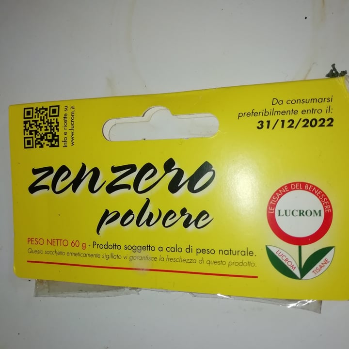 photo of Lucrom zenzero in polvere shared by @marinetelotti on  13 Jun 2022 - review