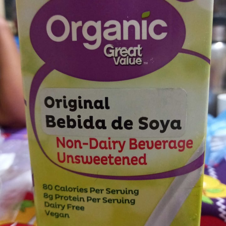 photo of Great Value  Bebida de soya shared by @aguacatera on  07 Aug 2021 - review