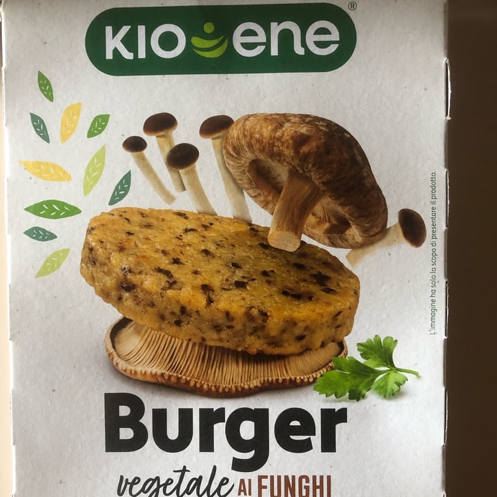 photo of Kioene Burger vegetale ai funghi shared by @iamina on  09 Apr 2022 - review