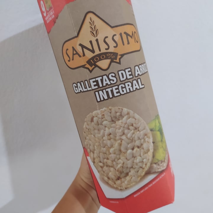 photo of Sanissimo Galletas de arroz integral shared by @kamema on  16 Jun 2021 - review