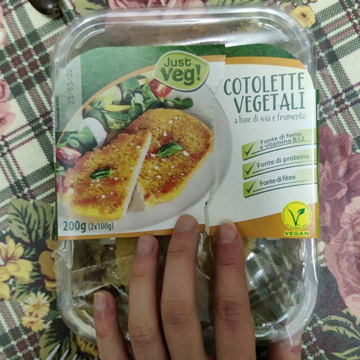 photo of Just Veg! (ALDI Italy) Cotolette vegetali shared by @agness on  01 Mar 2022 - review