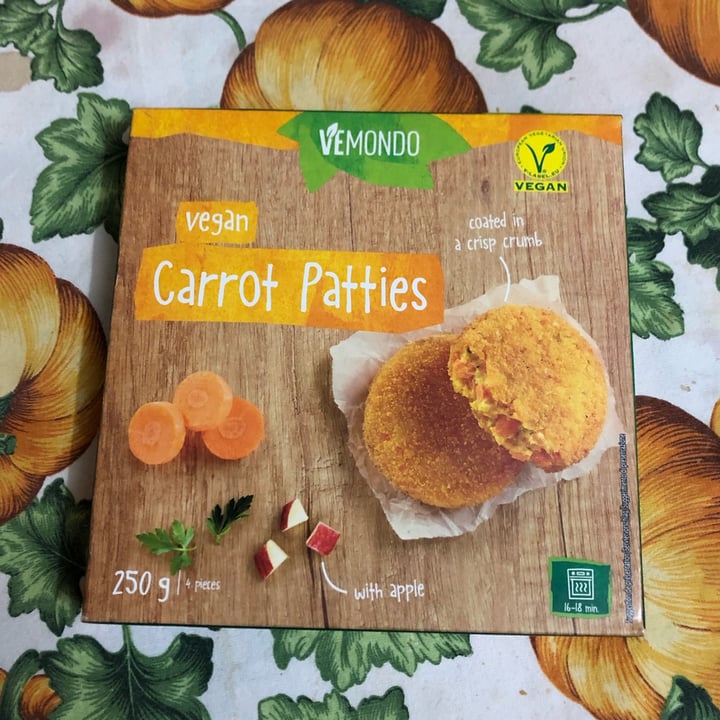 photo of Vemondo Vegan carrot patties shared by @dariadanilowska on  20 Apr 2022 - review
