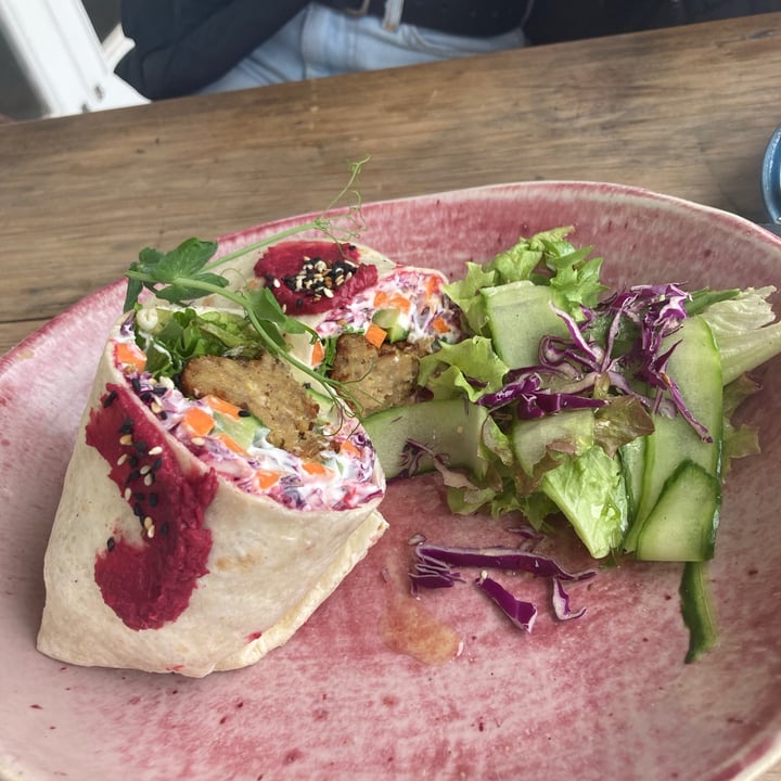 review photo of The Kindred Kitchen Falafel Wrap shared by @tazzwaite on 11 Aug 2021 - review