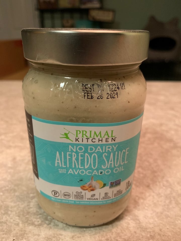 photo of Primal Kitchen Alfredo Sauce with Avocado Oil  shared by @julieschultz54 on  28 Dec 2019 - review