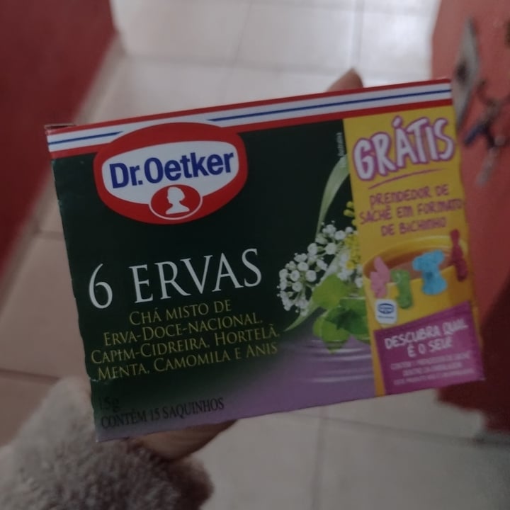 photo of Dr. Oetker chá 6 ervas shared by @isabellasantana98 on  10 May 2022 - review