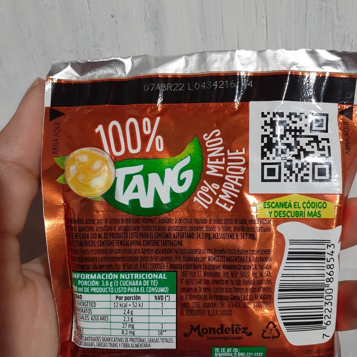 photo of Tang Naranja shared by @morenagonzalez04 on  15 Jan 2021 - review