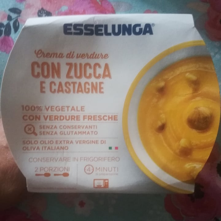 photo of  Esselunga Crema di Verdure con Zucca e Castagne shared by @grilla on  12 Nov 2022 - review