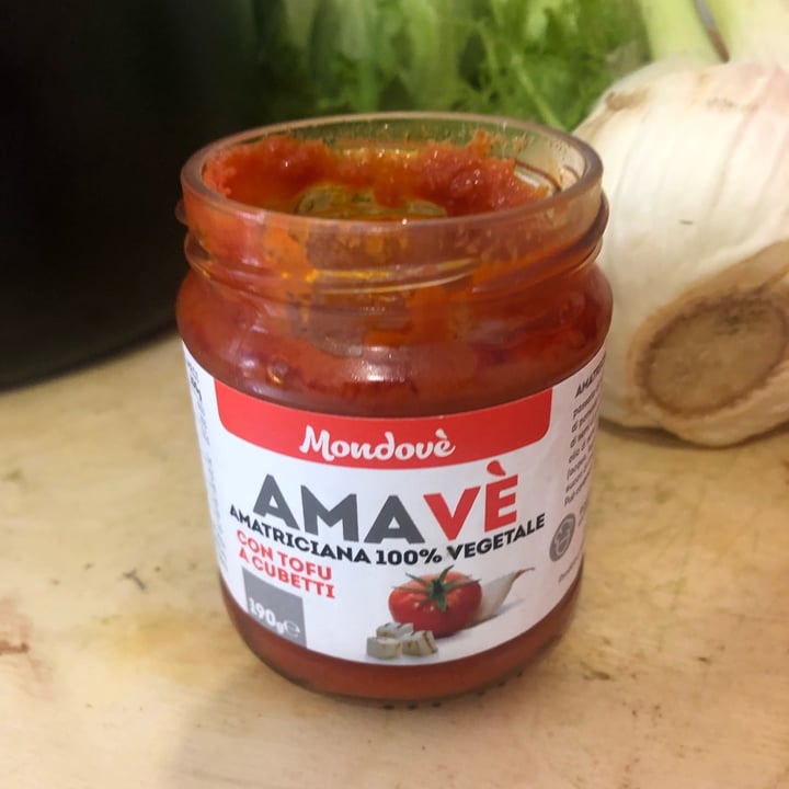 photo of Mondovè Amatriciana vegetale shared by @cudiz on  08 Jun 2022 - review