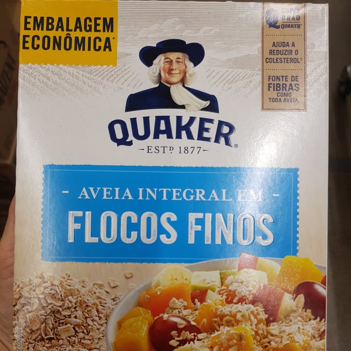 photo of Quaker Aveia Integral Em Flocos Finos shared by @thaismaluf on  14 Jun 2022 - review