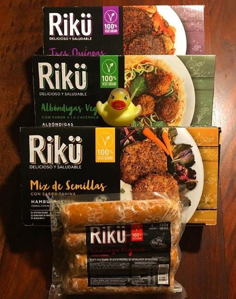 photo of Rikü Hamburguesa de mix de semillas shared by @patitovegan on  05 Mar 2020 - review