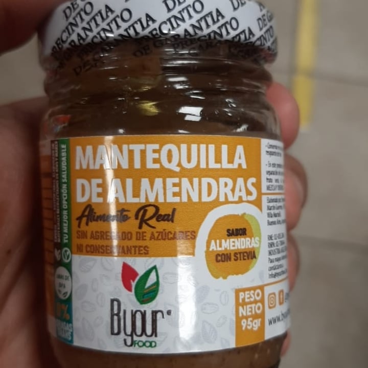 photo of Byourfood Mantequilla de almendras shared by @alexisengel on  28 Feb 2022 - review