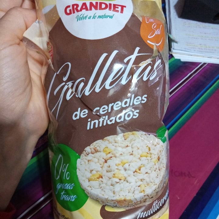 photo of Grandiet Galletas de arroz multicereal shared by @ncpenaloza on  07 Apr 2022 - review