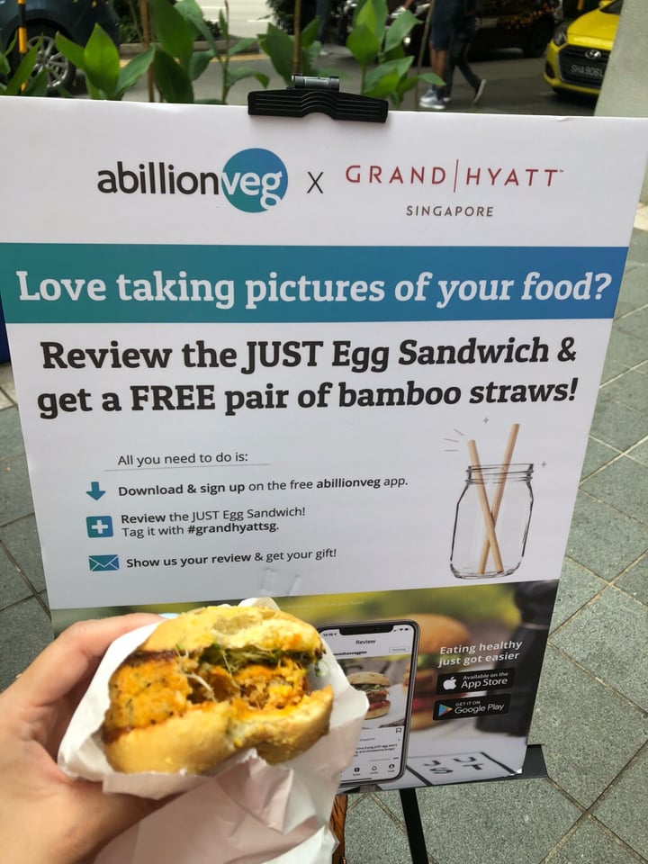 photo of Grand Hyatt Singapore JUST Egg Sandwich shared by @vloke on  03 Nov 2018 - review