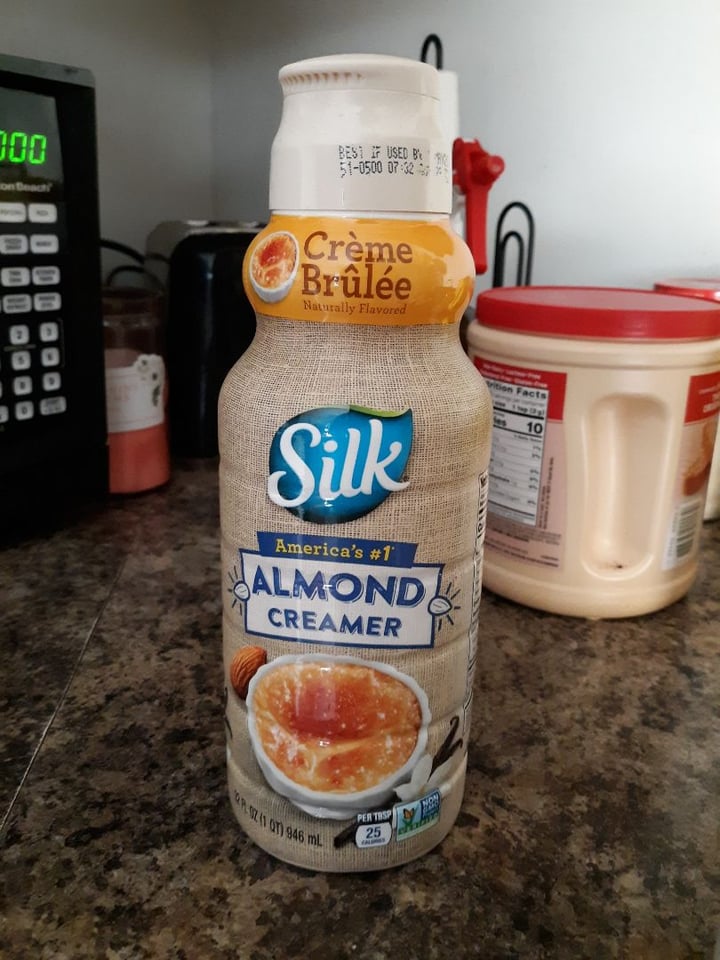 photo of Silk Creme Brulee Creamer shared by @theanxiousvegan on  14 Feb 2020 - review