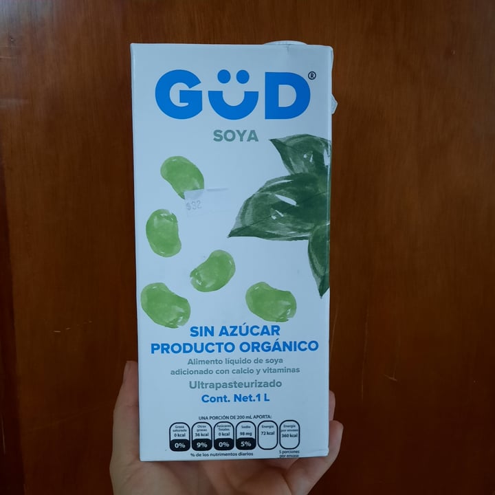 photo of GüD Alimento Líquido de Soya Orgánico sin Azúcar shared by @uvazombie on  16 Jul 2020 - review