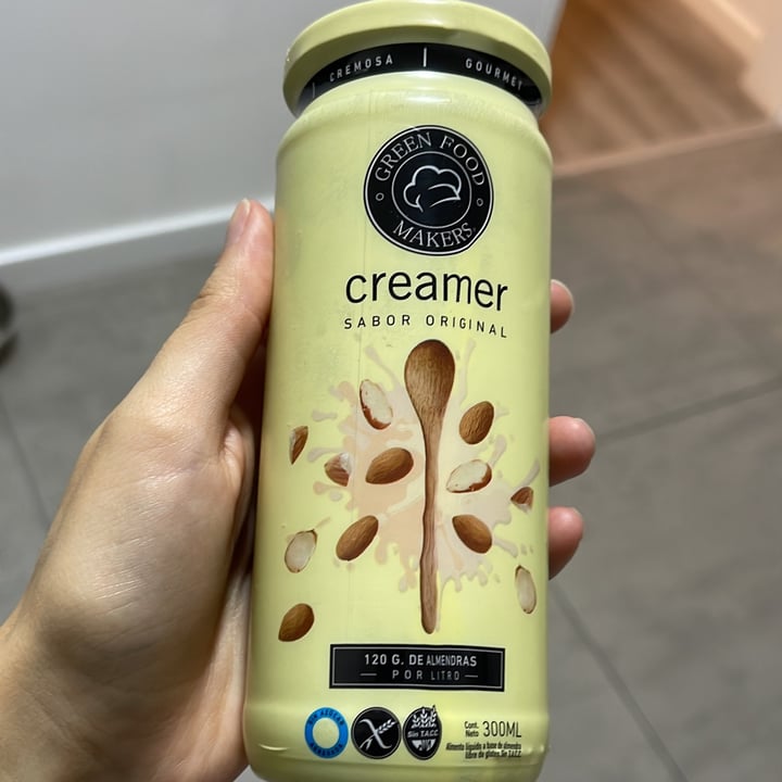 photo of Green Food Makers Creamer sabor Original shared by @mariaeugsanchez on  05 Jul 2022 - review