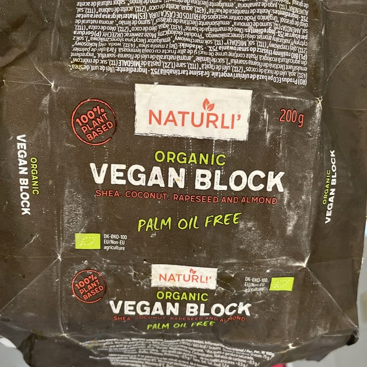 photo of Naturli' Naturli Organic Vegan Block shared by @sara18 on  25 Oct 2022 - review