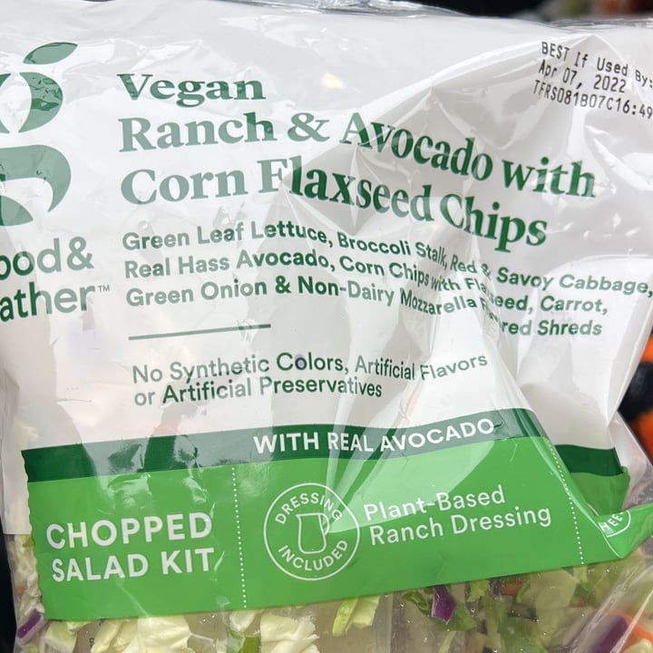 photo of Good & Gather Vegan Salad shared by @nursevegan on  03 Apr 2022 - review