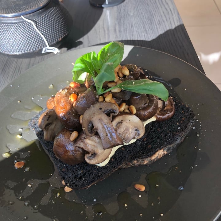 photo of Hale & Hearty Mushroom And Cashew Cheese On charcoal (or Sourdough) shared by @sydneyvegman on  19 Jun 2020 - review